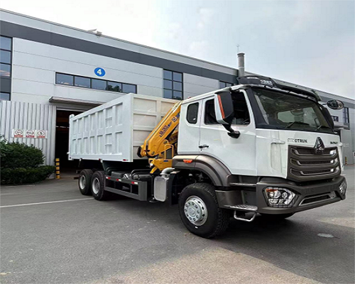 DUMP TRUCK CRANE